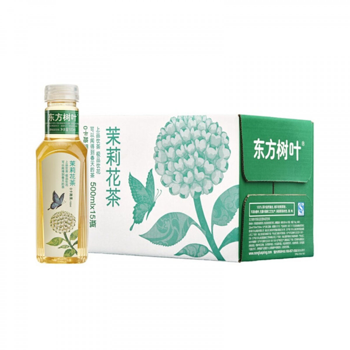 农夫山泉 东方树叶茉莉花茶 500mlX15瓶 整箱装