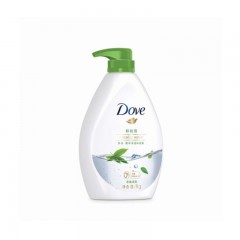 多芬(Dove) 沐浴乳 卸妆级微米净透沐浴露 绿茶香型 净澈清肌 卸防晒霜油脂粉尘 1kg