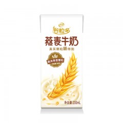 伊利 谷粒多 颗粒燕麦牛奶 200mLX12盒（早餐奶）