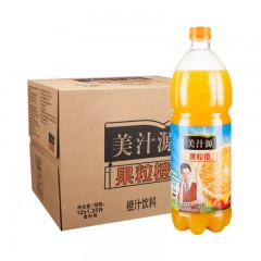 可口可乐（Coca-Cola） 美汁源果汁 果粒橙橙汁 果肉饮料 火锅搭档饮料橙汁饮料 夏季饮品 果粒橙 1.25LX12瓶 整箱装