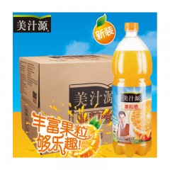 可口可乐（Coca-Cola） 美汁源果汁 果粒橙橙汁 果肉饮料 火锅搭档饮料橙汁饮料 夏季饮品 果粒橙 1.25LX12瓶 整箱装