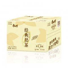 康师傅 奶茶饮料 炼乳味 500mlX15瓶 整箱装 (新老包装随机发货）