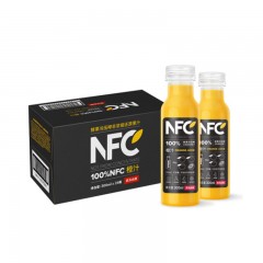 农夫山泉 NFC果汁饮料 100%NFC橙汁 300mlX24瓶 整箱装