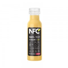 农夫山泉 NFC果汁饮料 100%NFC苹果香蕉汁 300mlX24瓶 礼盒装