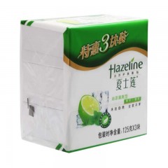 夏士莲(Hazeline) 沁凉清爽 香皂 三块装125gX3 (新老包装随机发货)