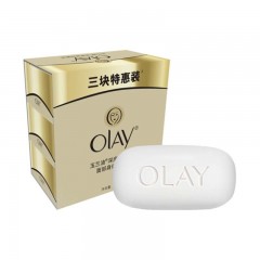 玉兰油OLAY 香皂 深度滋润 3块 特惠装 面部身体两用皂 含面霜精华 100gX3