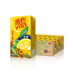 维他低糖柠檬茶饮料 柠檬果汁味红茶 家庭 250mlX24盒 整箱装