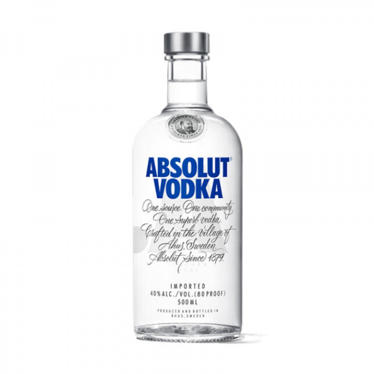 绝对伏特加（Absolut Vodka）洋酒 原味 伏特加 500ml