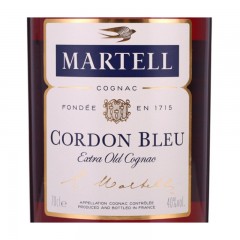 马爹利（Martell）洋酒 蓝带XO级 干邑 白兰地 法国原装进口烈酒  700ml