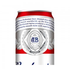 百威（Budweiser）啤酒 500mlX18听 整箱装