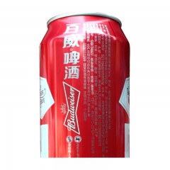 百威（Budweiser）啤酒 500mlX18听 整箱装