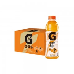 佳得乐 GATORADE 橙味 功能运动饮料  跑步健身 百事出品 600mlX15瓶 整箱装