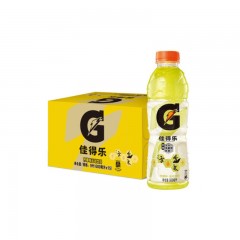 佳得乐 GATORADE 柠檬味 功能运动饮料 跑步健身 百事出品  600mlX15瓶 整箱装