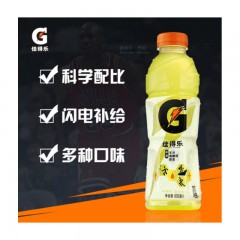 佳得乐 GATORADE 柠檬味 功能运动饮料 跑步健身 百事出品  600mlX15瓶 整箱装