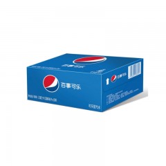 百事可乐 Pepsi 汽水 碳酸饮料 细长罐 百事出品 330mlX24听 整箱装