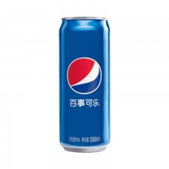 百事可乐 Pepsi 汽水 碳酸饮料 细长罐 百事出品 330mlX24听 整箱装