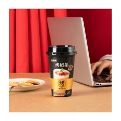 香飘飘奶茶 烤奶茶 馨香黄茶口味 即饮饮料 早餐下午茶 280mlX15杯 整箱礼盒装