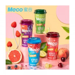 香飘飘奶茶 新升级Meco蜜谷果汁茶 红石榴白葡萄口味 0脂肪25%果汁含量 即饮饮料 400mlX15杯 整箱礼盒装