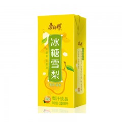 康师傅饮料 冰糖雪梨 新老包装随机发货 250mlX24盒 整箱装