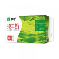 蒙牛 纯牛奶 牛运奶 年货送礼必备 礼盒装 全脂纯牛奶 250mLx24盒 整箱装