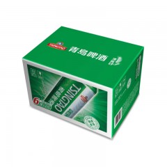 青岛啤酒（Tsingtao）清爽8度 500mlX12罐 整箱装