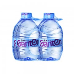 景田 饮用天然泉水 家庭健康饮用水 大瓶装水 4.6LX4瓶 整箱装